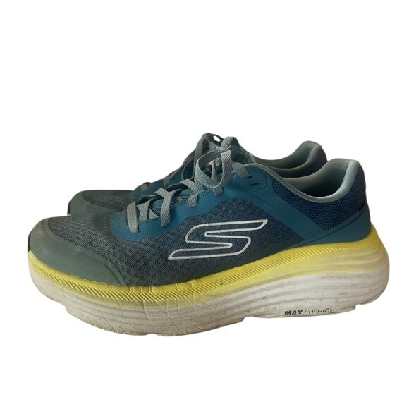 Sketchers Shoes Men\'s Size 9 Max Cushioning Endeavour Running Shoes Blue 220613